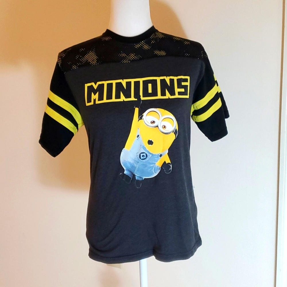 Despicable Me black and yellow graphic t-shirt